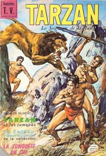 Scan de la Couverture Tarzan Vedettes Tv n 40